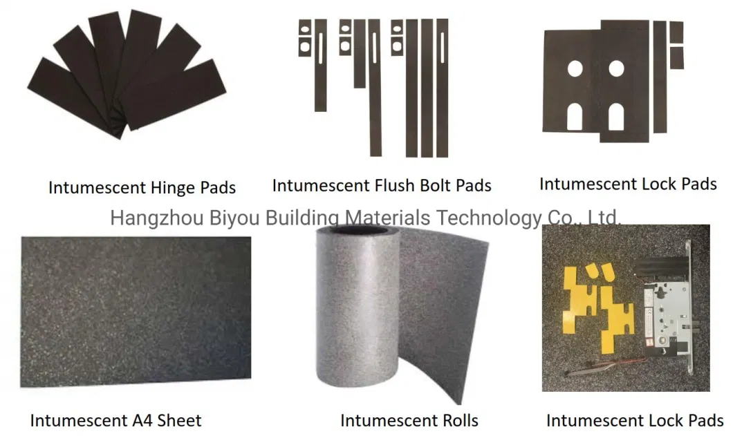 Intumescent Door Lock Kit Hinge Pad